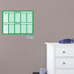 Chart:  Green Routine Chart Dry Erase        -   Removable     Adhesive Decal