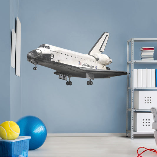 Space Shuttle Endeavor Endeavor        -   Removable     Adhesive Decal