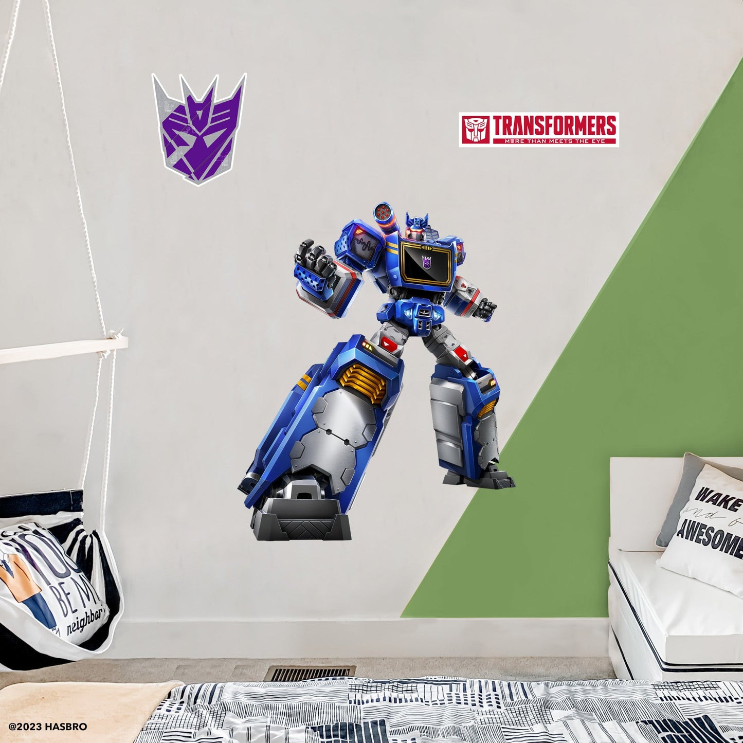 Transformers: Soundwave RealBig - Officially Licensed Hasbro Removable Adhesive Decal