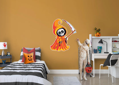 Halloween: Scythe Icon        -   Removable Wall   Adhesive Decal