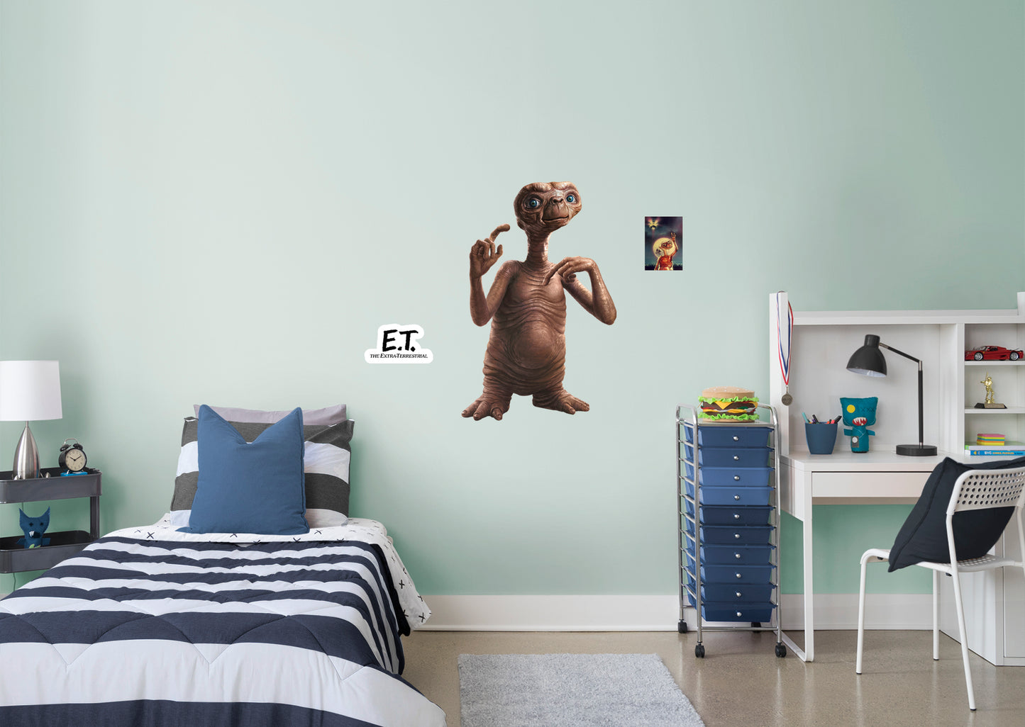 E.T.: ET RealBig        - Officially Licensed NBC Universal Removable Wall   Adhesive Decal