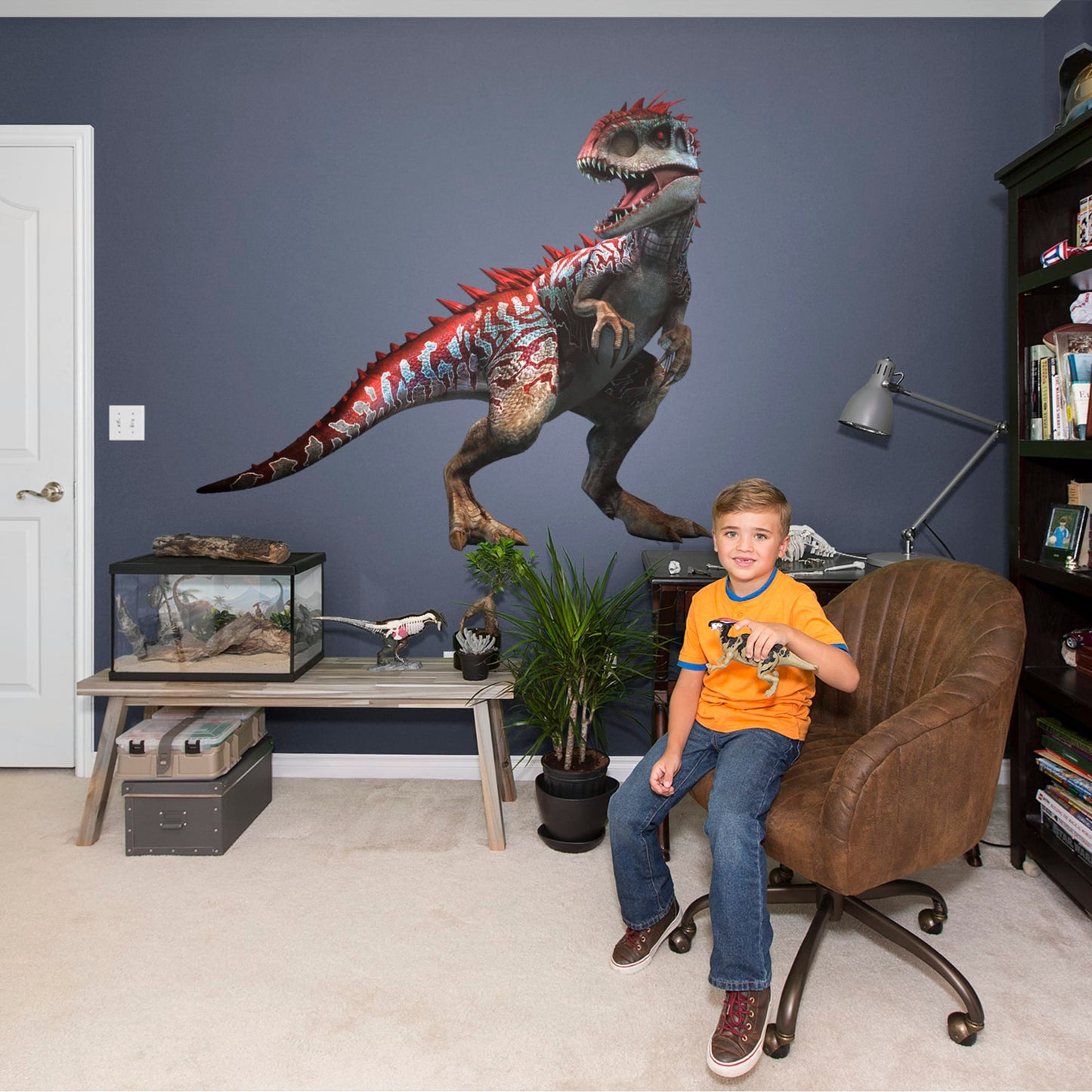 Indominus Rex Hybrid: Jurassic World  - Officially Licensed Removable Wall Decal