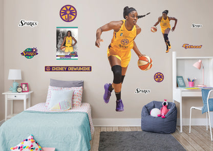 Los Angeles Sparks: Chiney Ogwumike         - Officially Licensed WNBA Removable Wall   Adhesive Decal