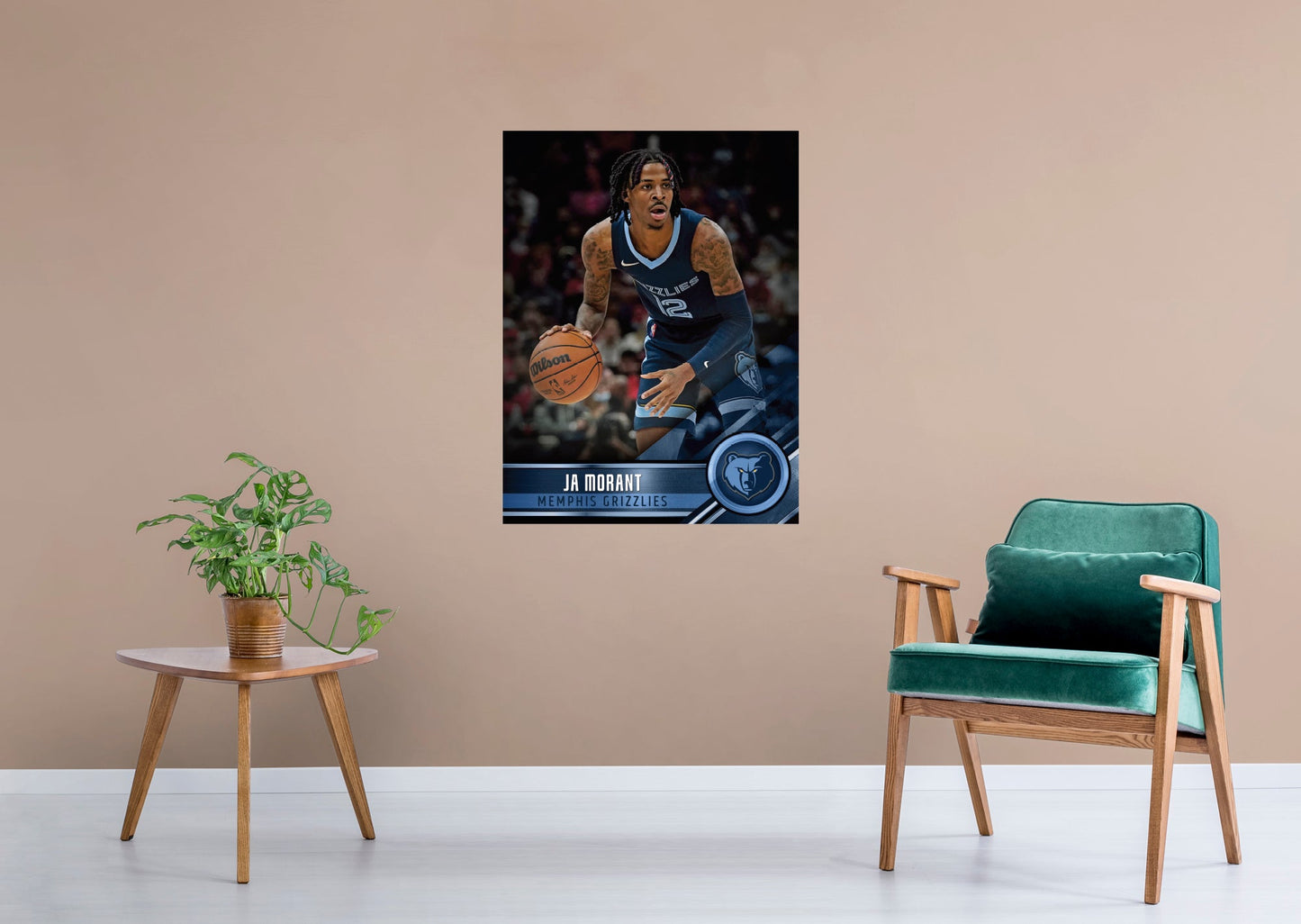 Memphis Grizzlies: Ja Morant Poster - Officially Licensed NBA Removable Adhesive Decal