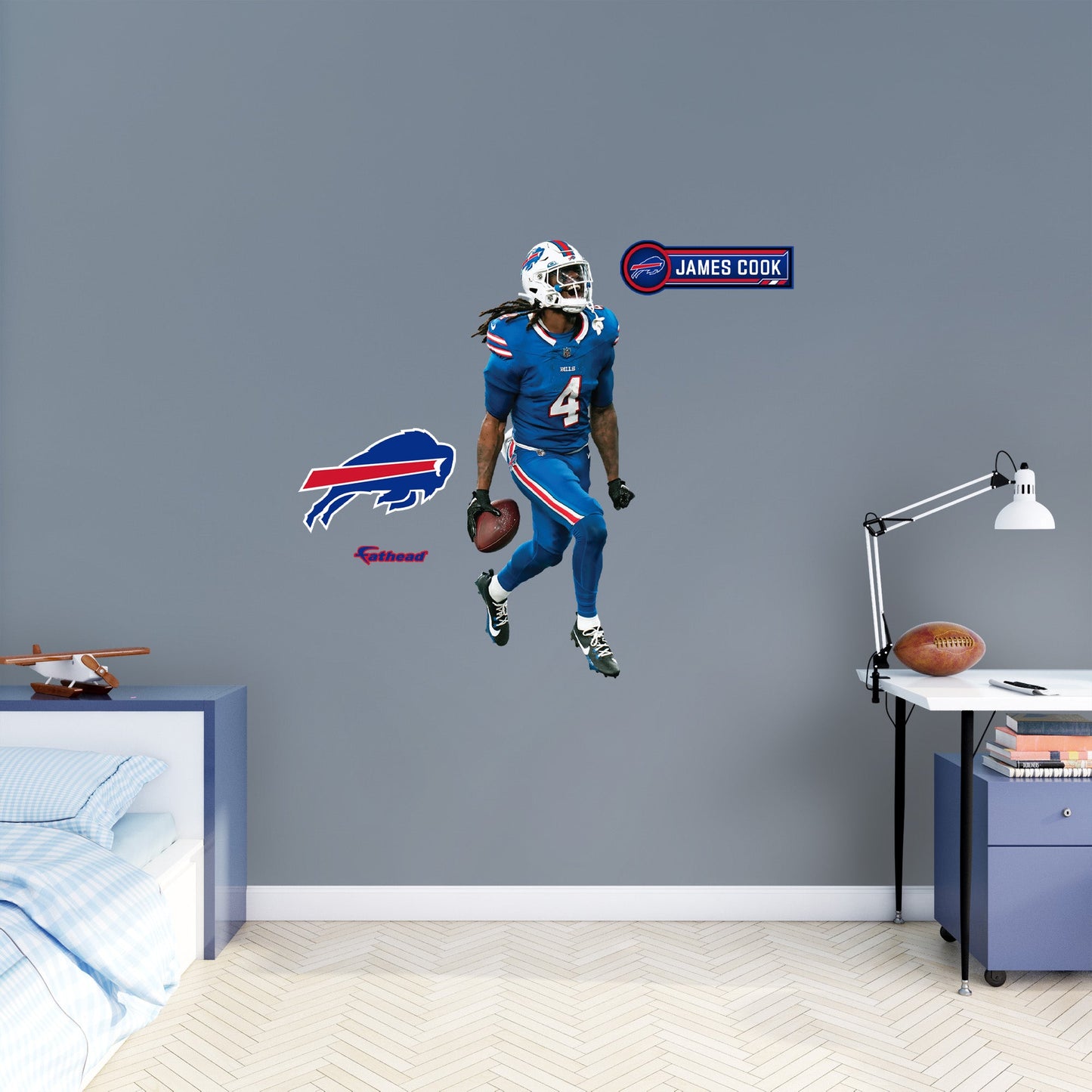 Buffalo Bills: James Cook Celebration        - Officially Licensed NFL Removable     Adhesive Decal