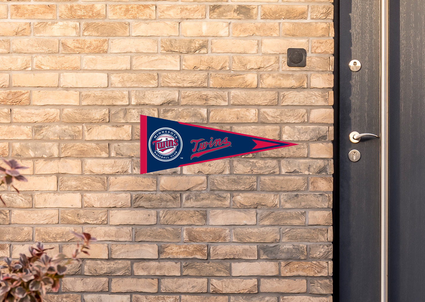Minnesota Twins:  Pennant        - Officially Licensed MLB    Outdoor Graphic
