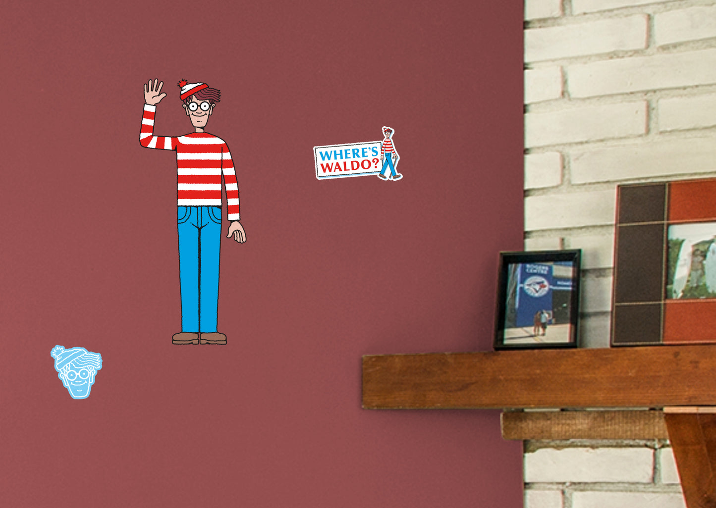 Where's Waldo: Waldo RealBig - Officially Licensed NBC Universal Removable Adhesive Decal