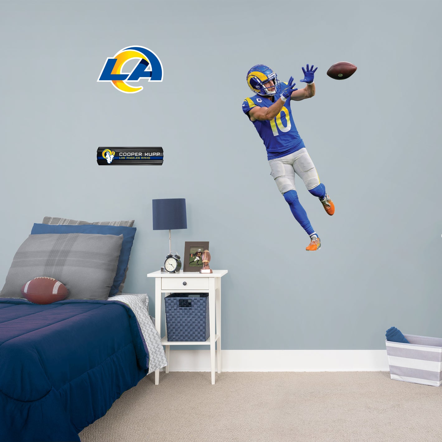Los Angeles Rams: Cooper Kupp 2022 Catch        - Officially Licensed NFL Removable     Adhesive Decal