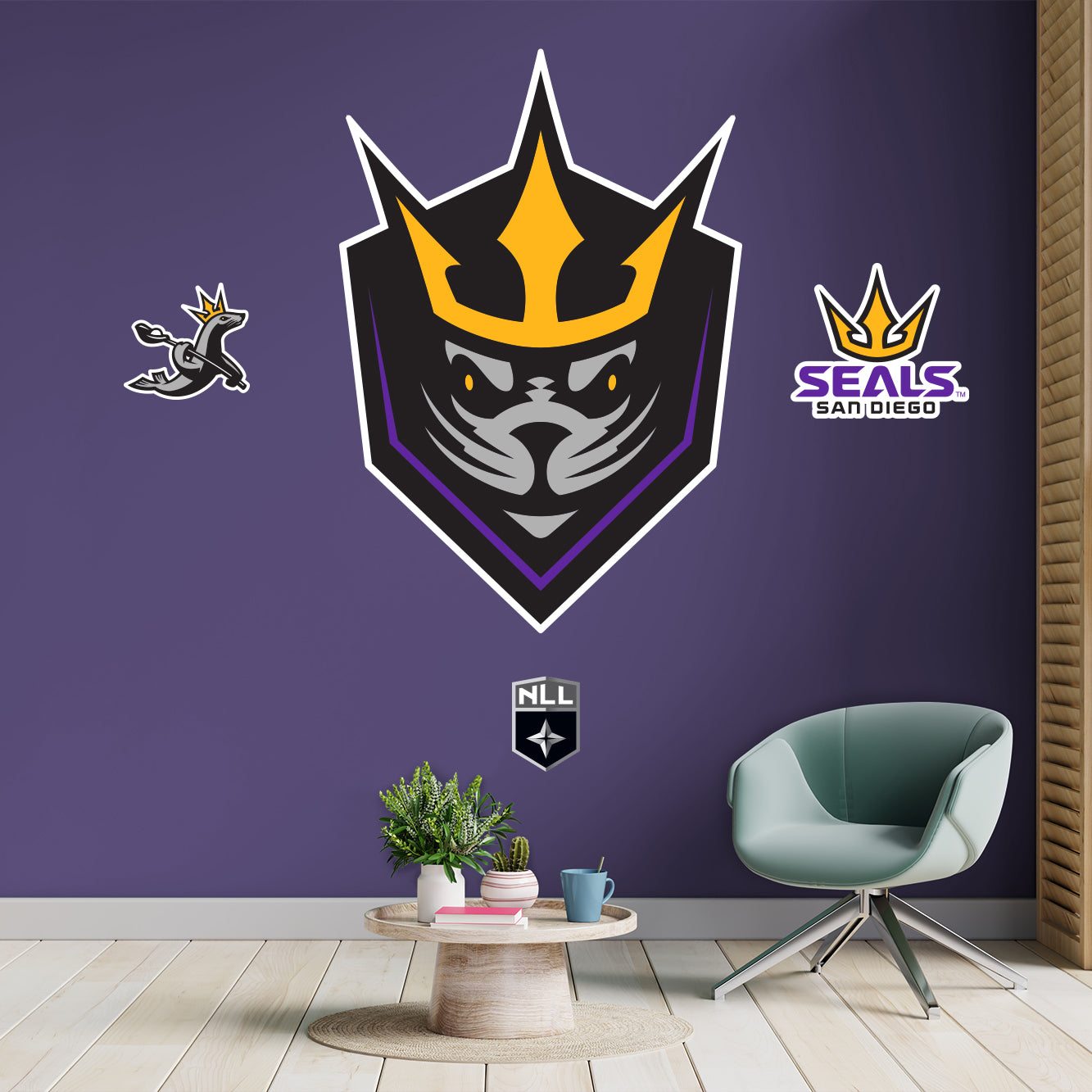 Giant Logo +3 Decals  (31"W x 46"H) 