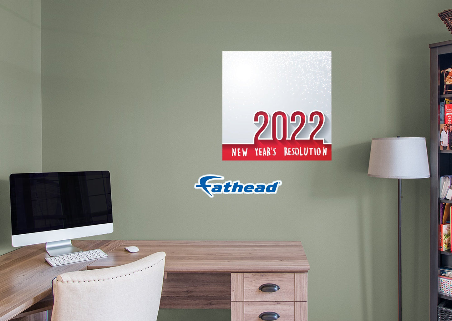 New Year: Lights Sparks Dry Erase - Removable Adhesive Decal