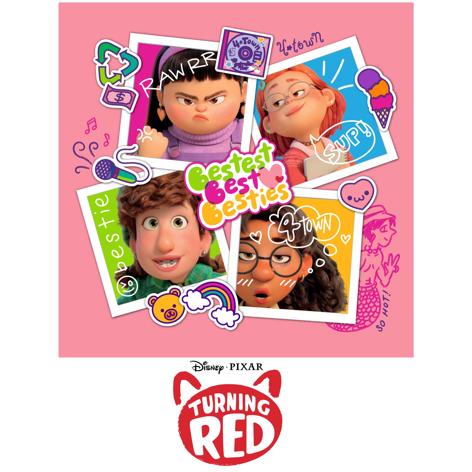 Turning Red: Meilin Bestest Best Besties Poster - Officially