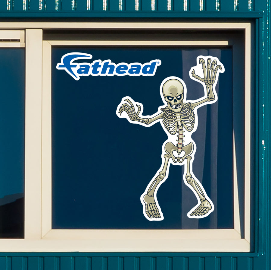 Halloween: Skeleton Window Clings        -   Removable Window   Static Decal