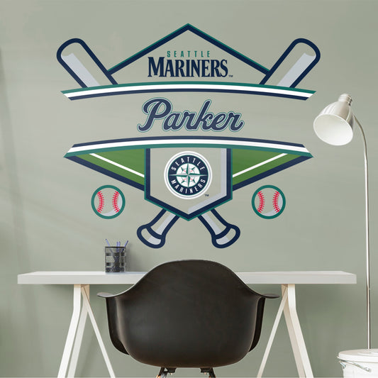 Seattle Mariners: Personalized Name - Officially Licensed MLB Transfer Decal