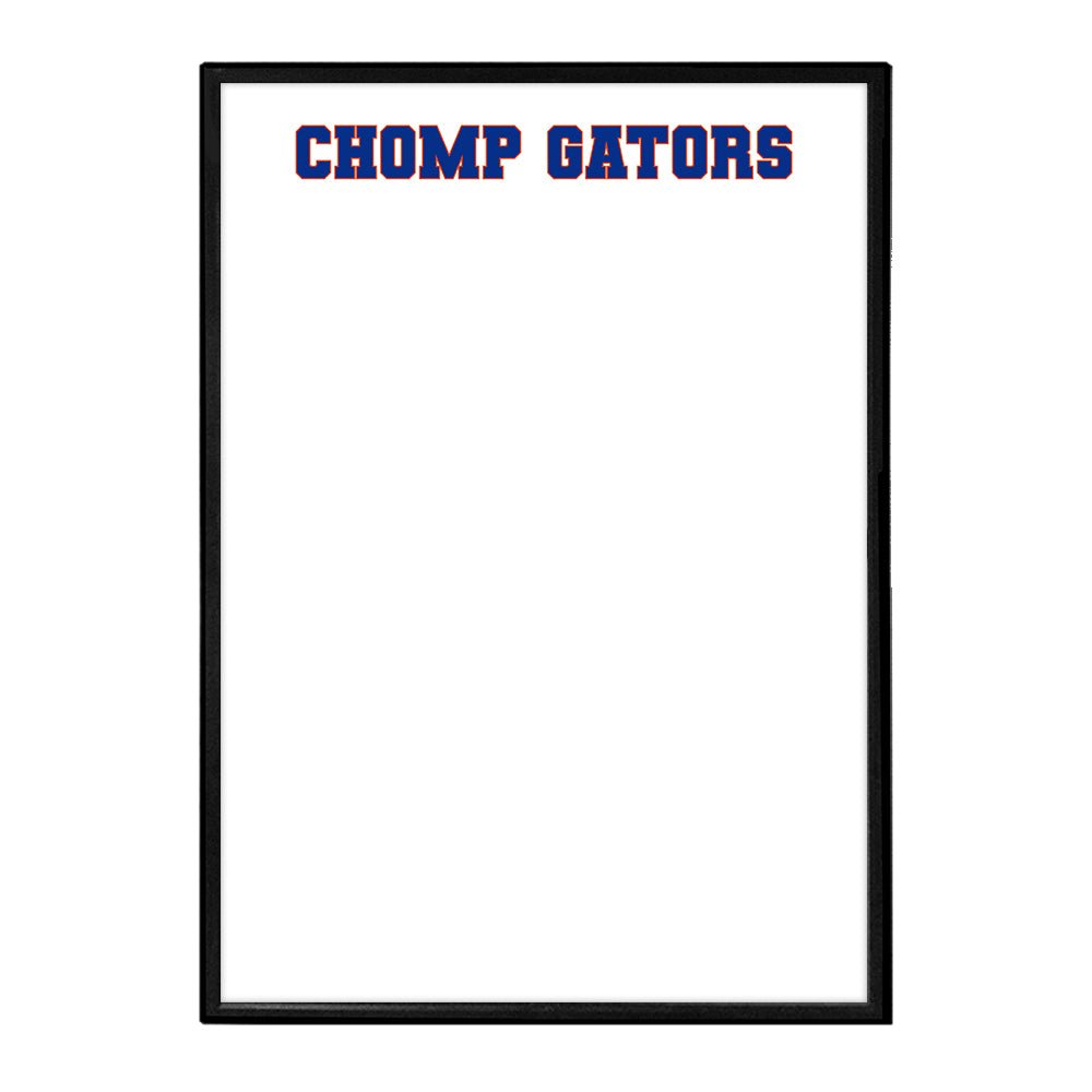 Florida Gators: Chomp Gators - Framed Dry Erase Wall Sign - The Fan-Brand