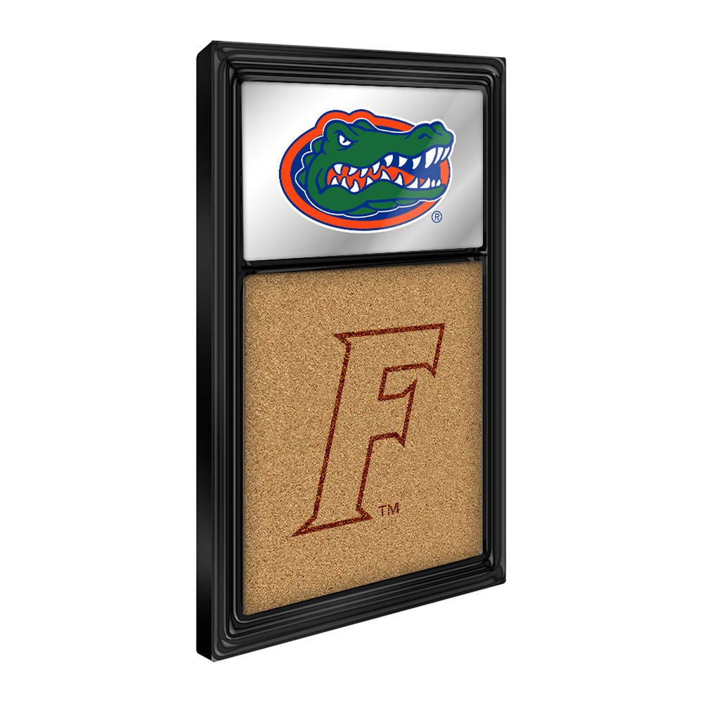 Florida Gators: Dual Logo - Mirrored Cork Note Board - The Fan-Brand