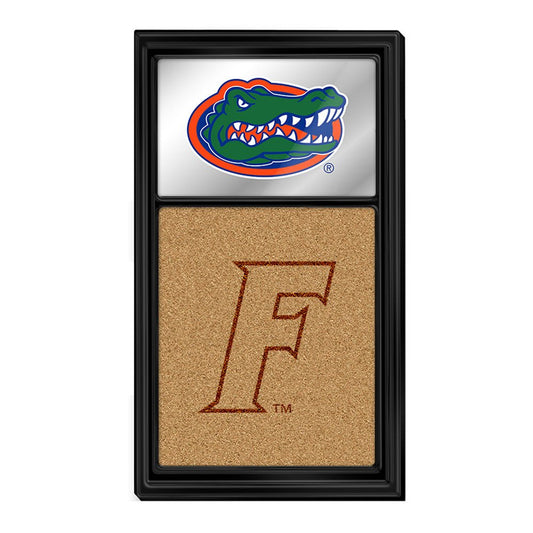 Florida Gators: Dual Logo - Mirrored Cork Note Board - The Fan-Brand