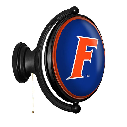 Florida Gators: F - Original Oval Rotating Lighted Wall Sign - The Fan-Brand