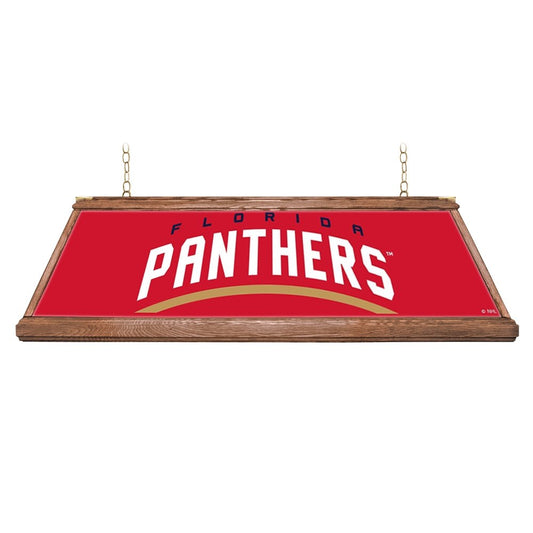 Florida Panthers: Premium Wood Pool Table Light - The Fan-Brand