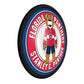 Florida Panthers: Stanley C. Panther - Round Slimline Lighted Wall Sign - The Fan-Brand