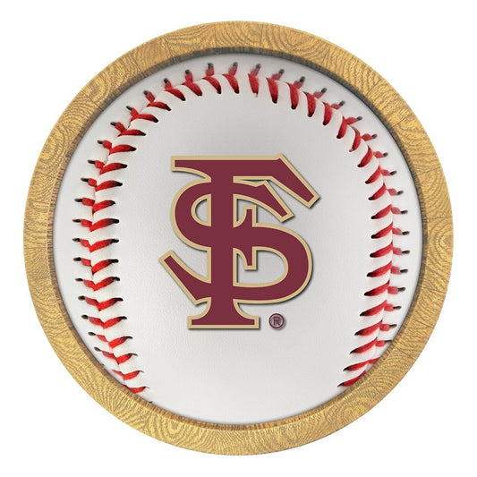 Florida State Seminoles: Baseball - "Faux" Barrel Frame Sign - The Fan-Brand