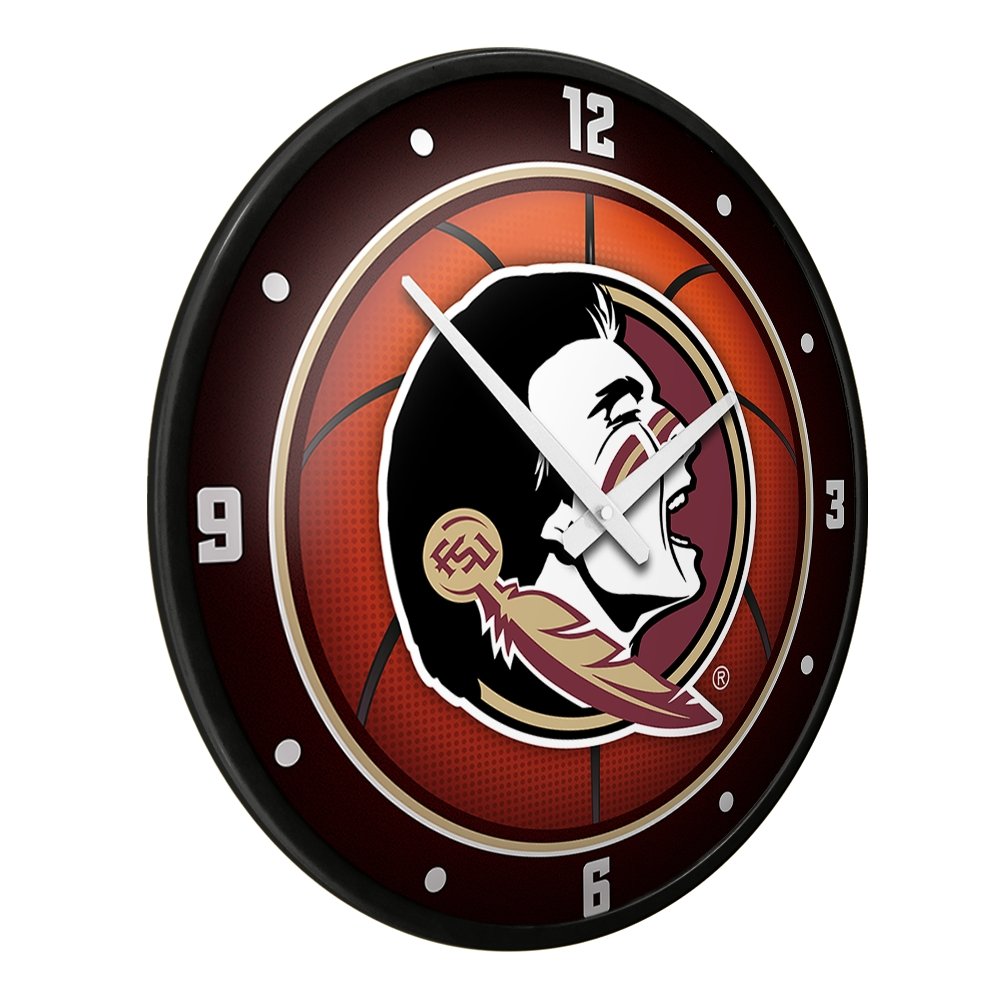 Florida State Seminoles: Basketball - Modern Disc Wall Clock - The Fan-Brand