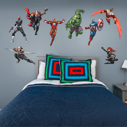 Marvel's Avengers Assemble: Collection - Officially Licensed Removable Wall Decal