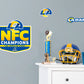 Los Angeles Rams: 2022 NFC Champions Logo - Officially Licensed NFL Removable Adhesive Decal