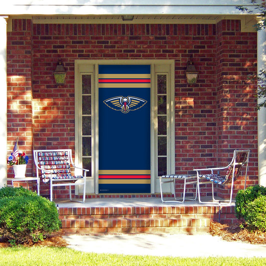 New Orleans Pelicans:  Logo        - Officially Licensed NBA    Door Cover