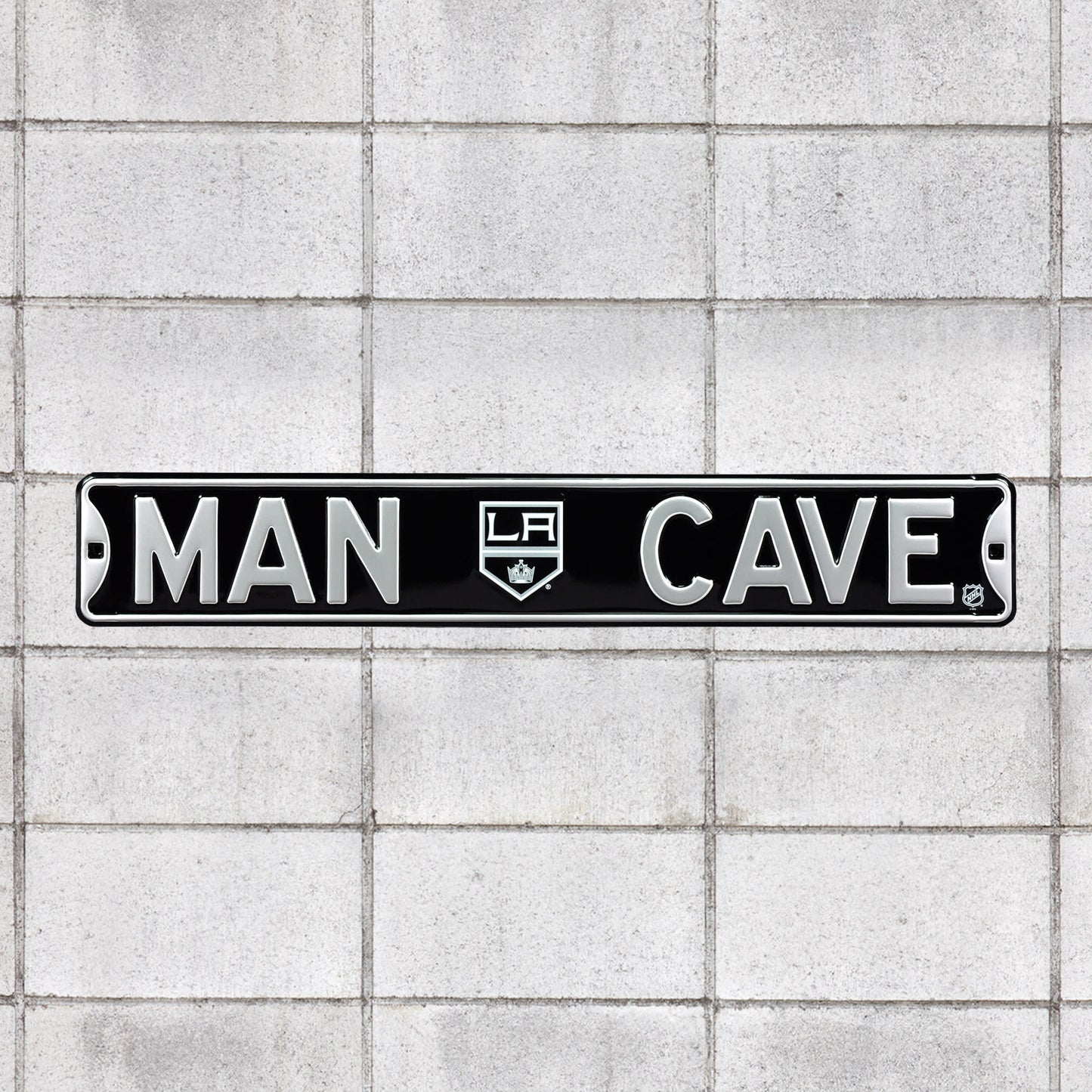 Los Angeles Kings: Man Cave - Officially Licensed NHL Metal Street Sign