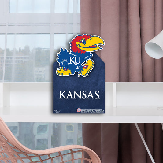 Kansas Jayhawks: Mini Cardstock Cutout - Officially Licensed NCAA Stand Out