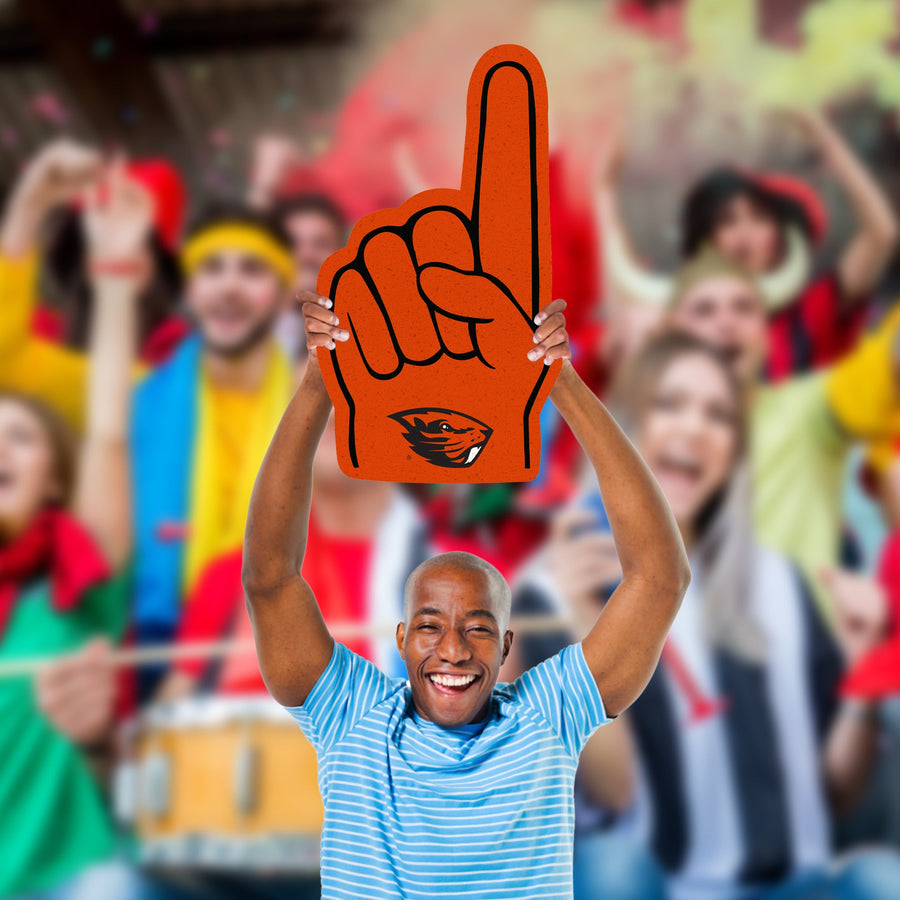 Foam Finger - Big Head - Official NCAA - Oregon State Beavers - Foam Core Cutout