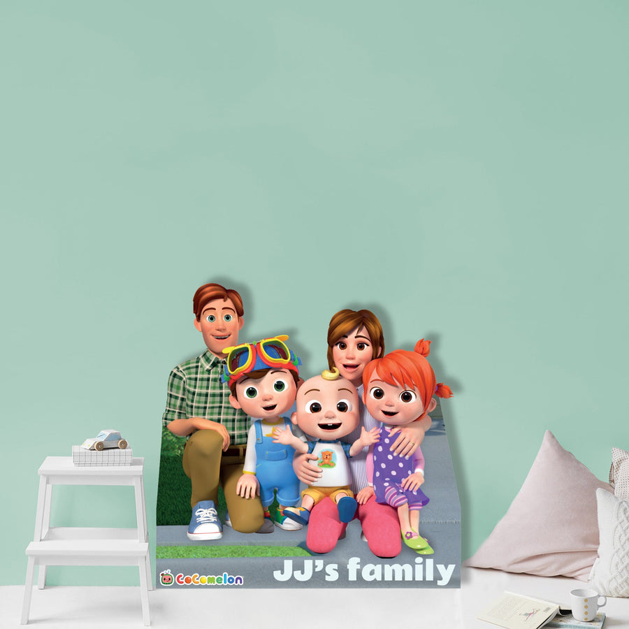 JJ & Family - Life-Size Stand Out - Official CoComelon - Foam Core Cutout