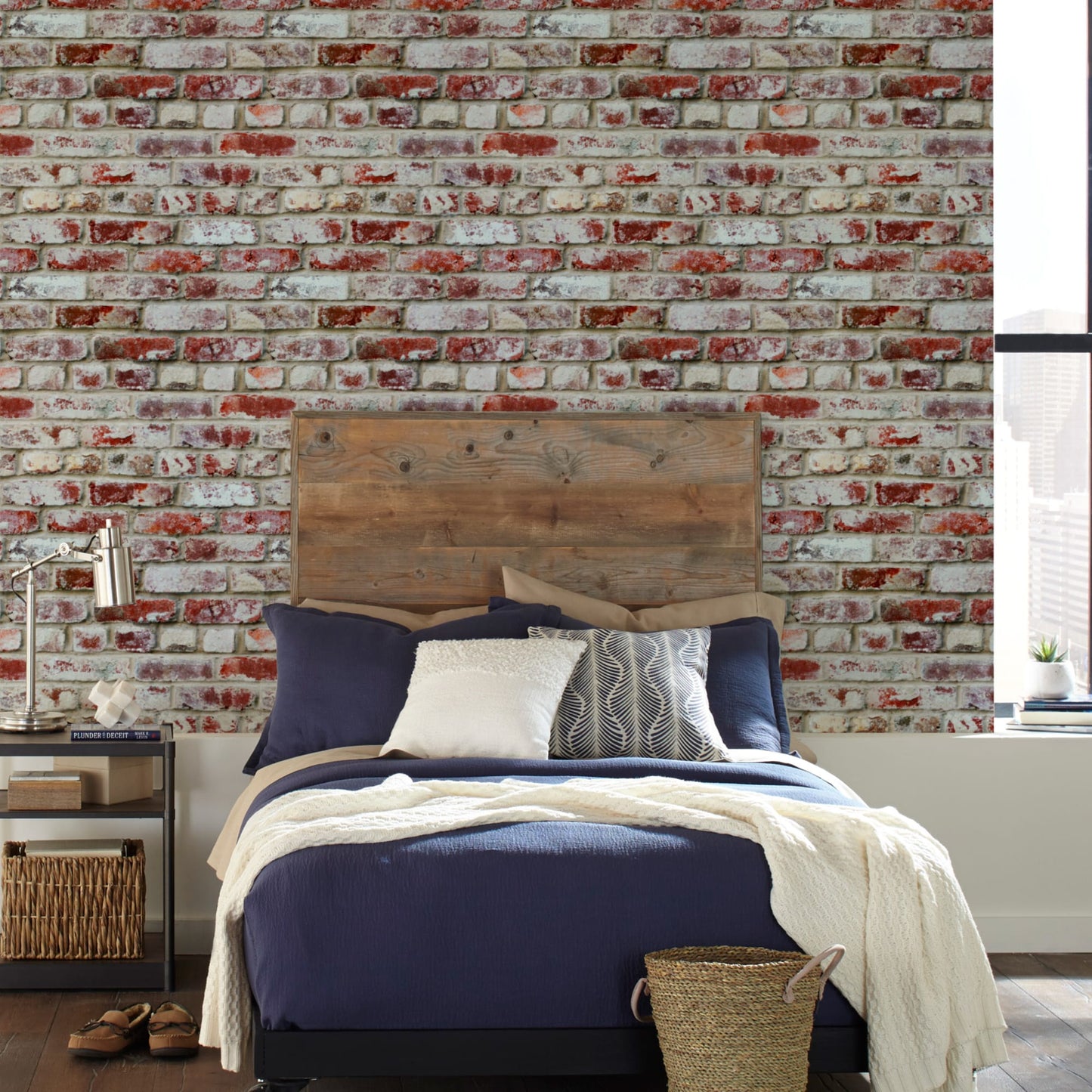 Painted Brick - Peel & Stick Wallpaper
