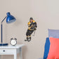 Large Athlete + 2 Decals (9"W x 16"H) He was the B's first-round pick in the 2014 NHL draft, and “Pasta” has since become one of the league’s most prolific scorers. Bring the action into the game room, living room or locker room with this officially licensed NHL wall decal featuring Boston Bruins player David Pastrnak poised to skate into action.