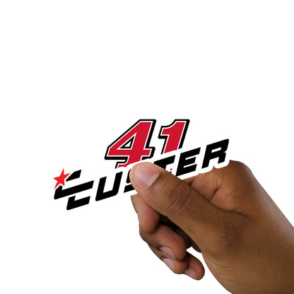Sheet of 5 -Cole Custer 2021 #41 Logo MINIS        - Officially Licensed NASCAR Removable    Adhesive Decal