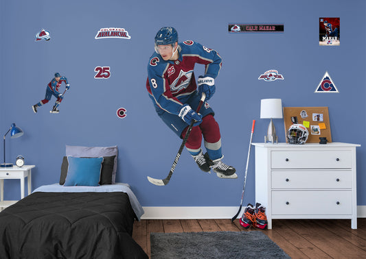 Colorado Avalanche Cale Makar 2021        - Officially Licensed NHL Removable Wall   Adhesive Decal