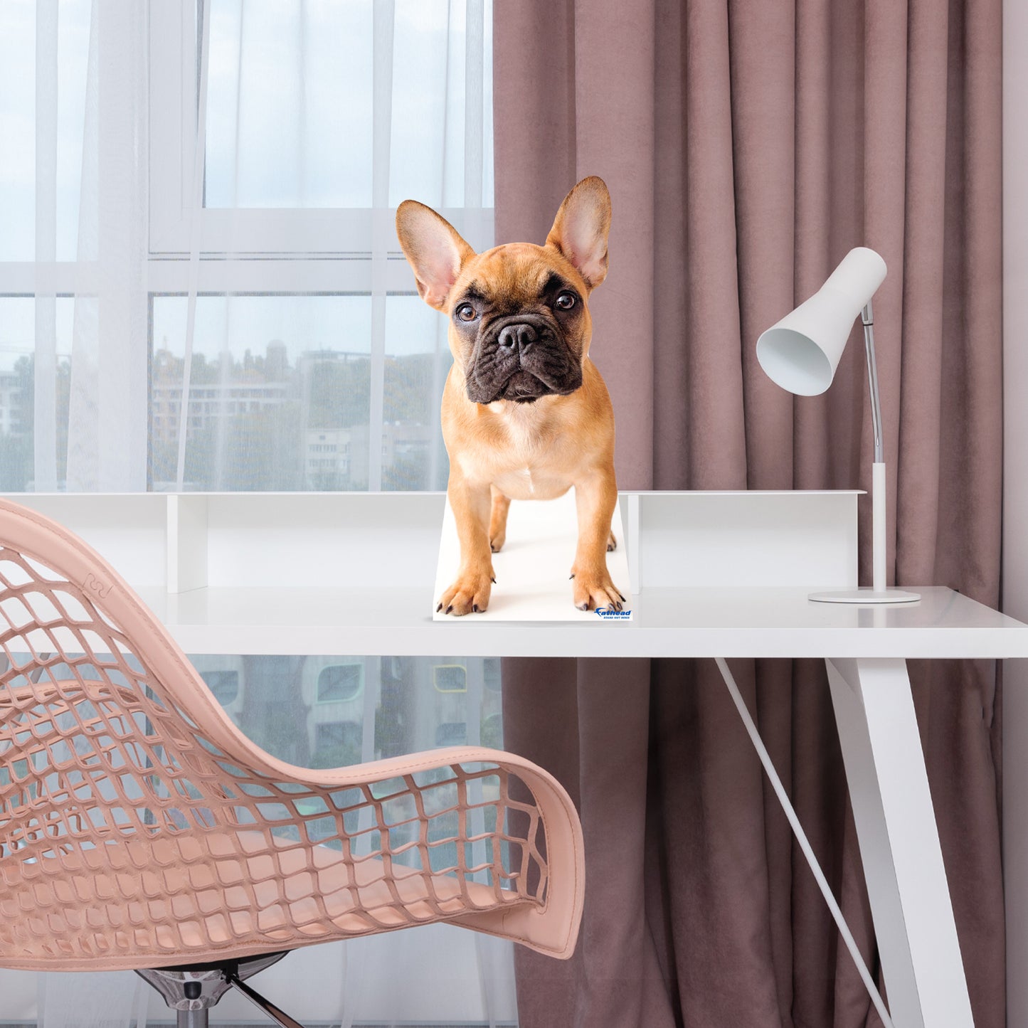 Animals:  French Bulldog  Mini   Cardstock Cutout  -      Stand Out