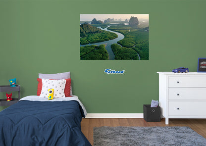 Generic Scenery: Rivers and Woods Poster - Removable Adhesive Decal