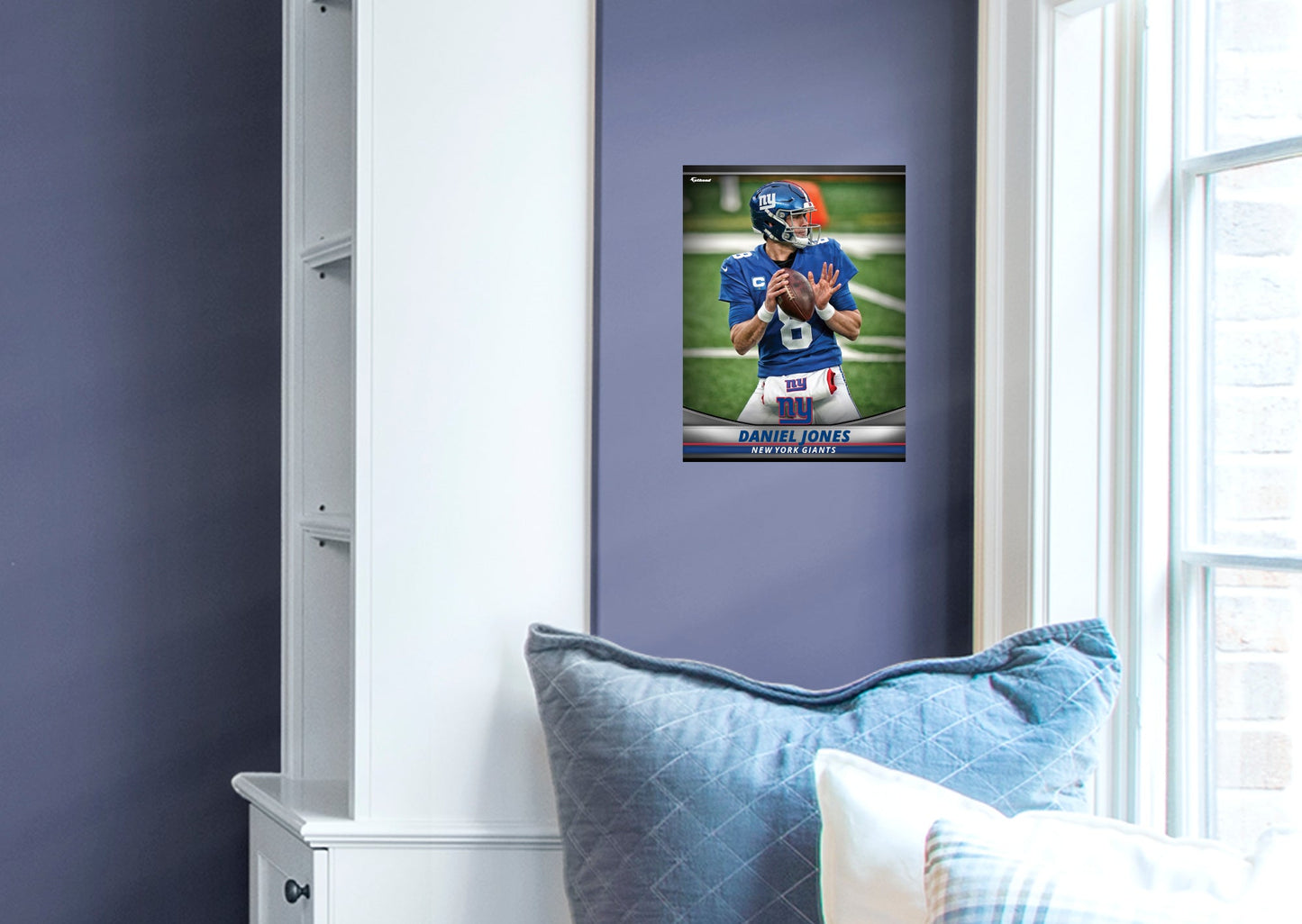 New York Giants: Daniel Jones  GameStar        - Officially Licensed NFL Removable     Adhesive Decal