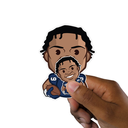 Seattle Seahawks: Kenneth Walker III  Emoji Minis        - Officially Licensed NFLPA Removable     Adhesive Decal