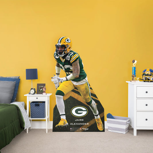 Green Bay Packers: Jaire Alexander 2022  Life-Size   Foam Core Cutout  - Officially Licensed NFL    Stand Out