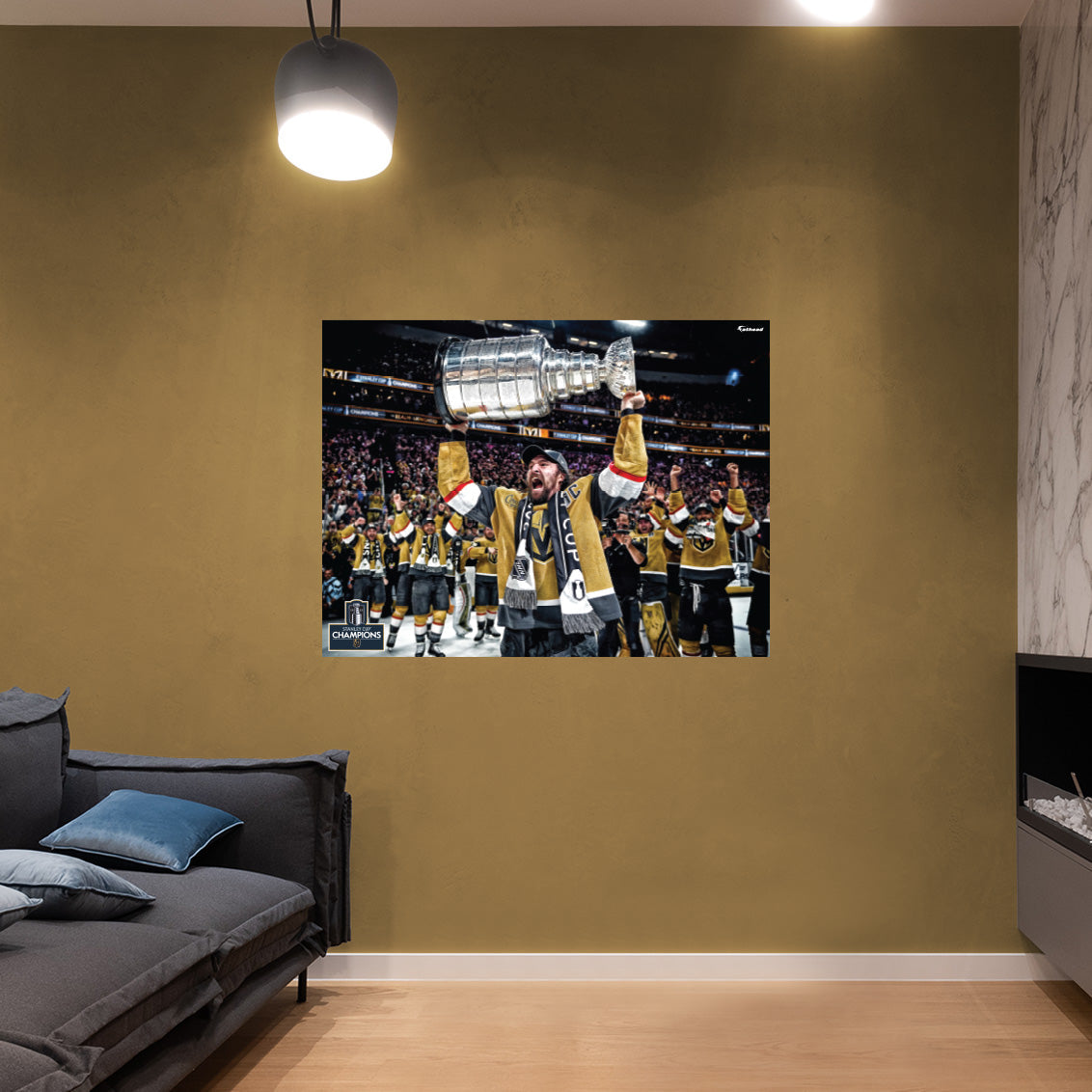 Vegas Golden Knights: Mark Stone 2023 Stanley Cup Hoist Poster        - Officially Licensed NHL Removable     Adhesive Decal
