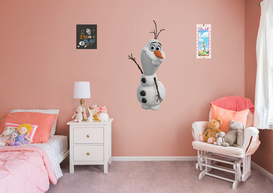 Frozen: Olaf RealBig        - Officially Licensed Disney Removable     Adhesive Decal