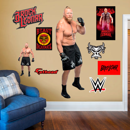 Brock Lesnar         - Officially Licensed WWE Removable     Adhesive Decal