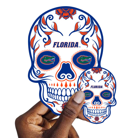 Florida Gators:   Skull Minis        - Officially Licensed NCAA Removable     Adhesive Decal