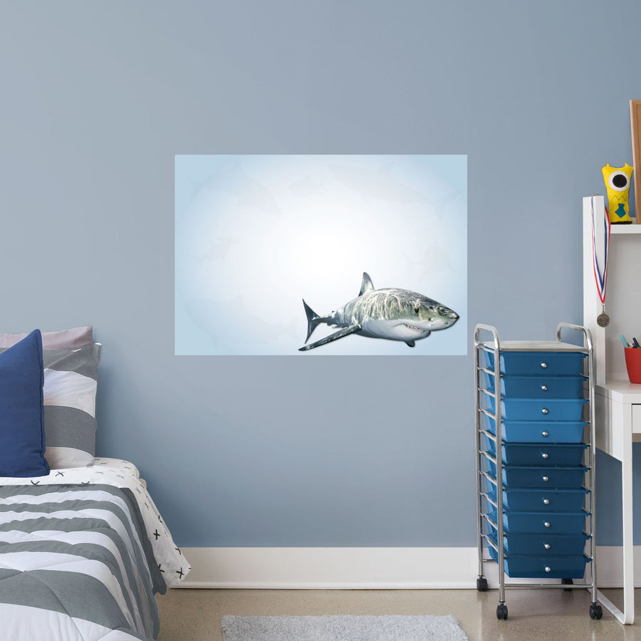 Whiteboard: Shark - Removable Dry Erase Vinyl Decal