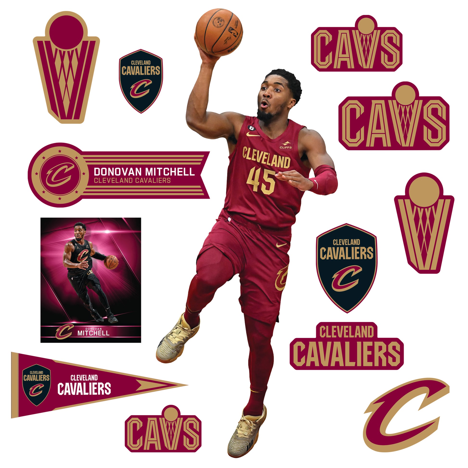 Welcome Home Lebron! Hurry to www.fathead.com to receive 41.81% off ALL  Cavs gear*!