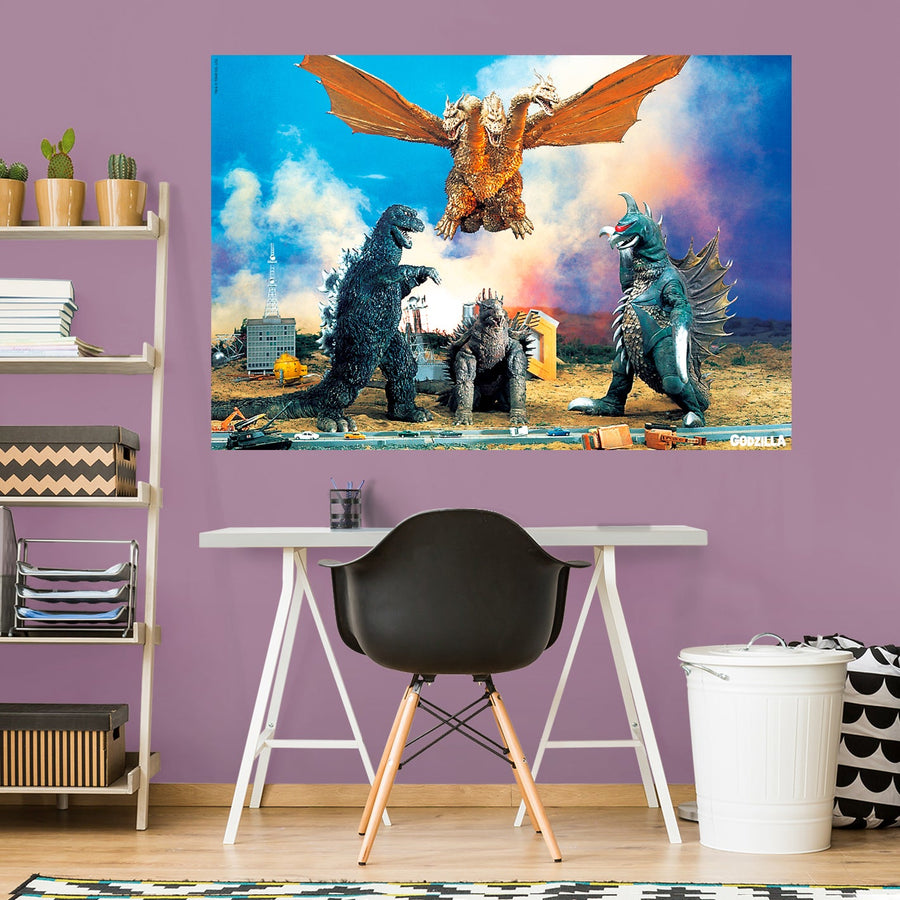 Godzilla - Peel & Stick Poster - Official Toho - Reusable Vinyl Wall Decal
