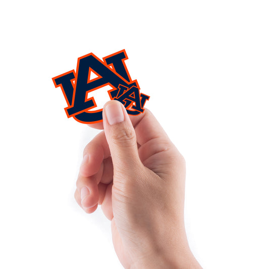 Sheet of 5 -Auburn U: Auburn Tigers  Logo Minis        - Officially Licensed NCAA Removable    Adhesive Decal