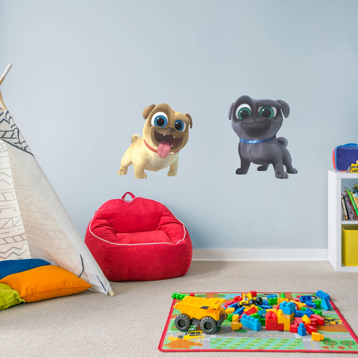Puppy Dog Pals: Rolly & Bingo - Officially Licensed Disney Removable Wall Decal